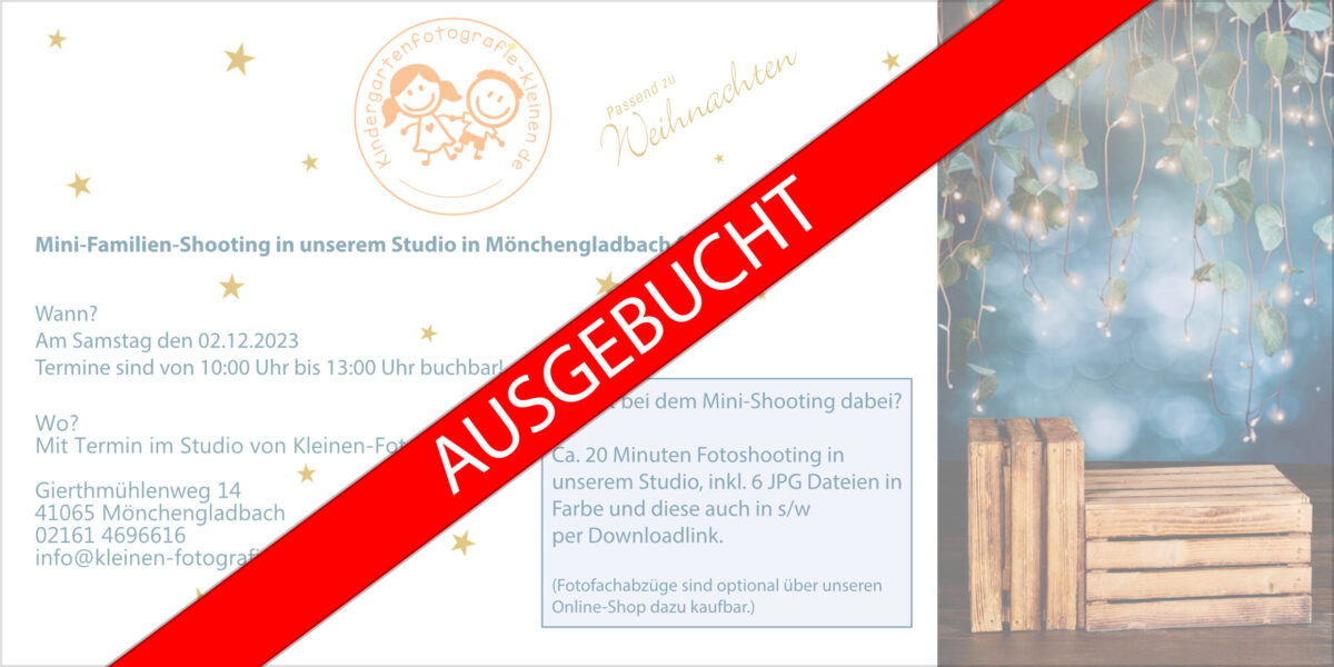 Anzeige FB 14112023 Weihnschten Ausverkauft